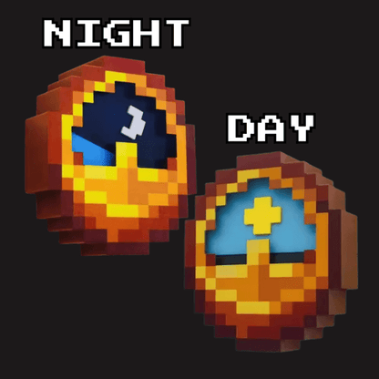 Minecraft™ Clock 24 Hours