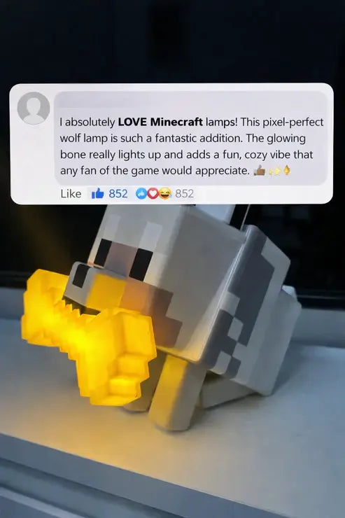 Minecraft™ Wolf lamp